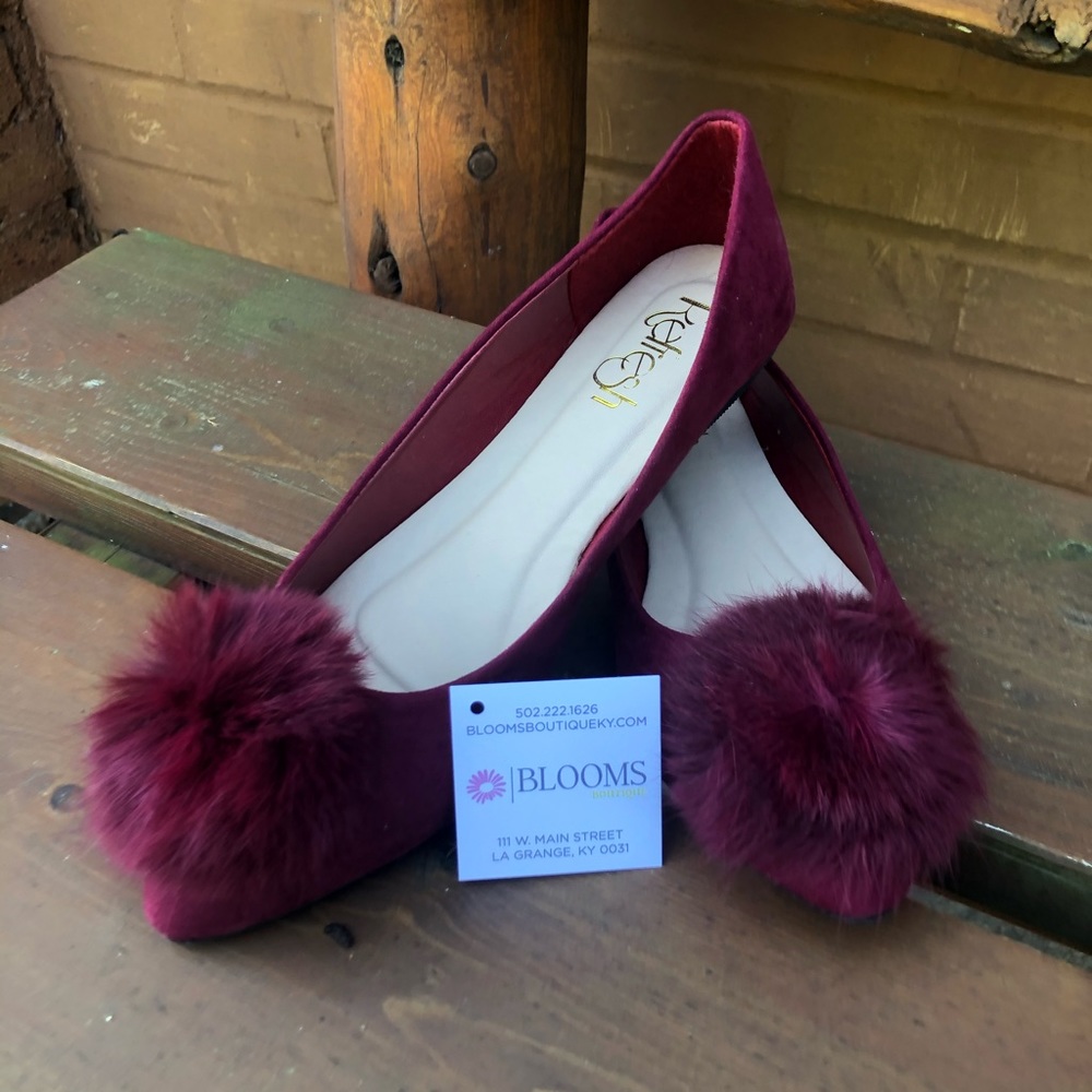 Refresh Burgundy Flats
